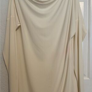 Norma Kamali Timeless Cream Dress